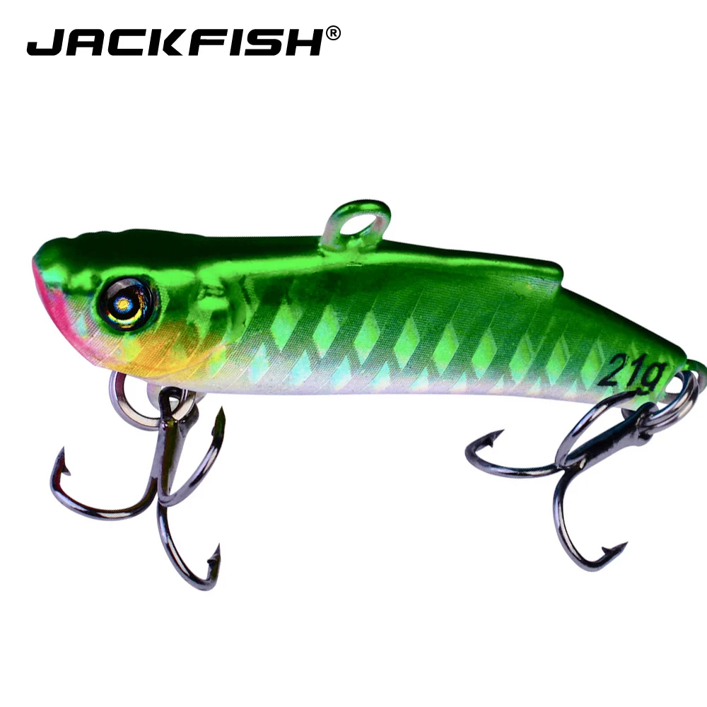 JACKFISH 1 шт. металлическая рыболовная приманка в виде ложки 21 г свинцовые