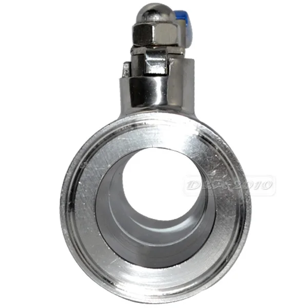 MEGAIRON 1 3/4 "OD 45 мм нержавеющая сталь 304 санитарный полный порт шаровой клапан