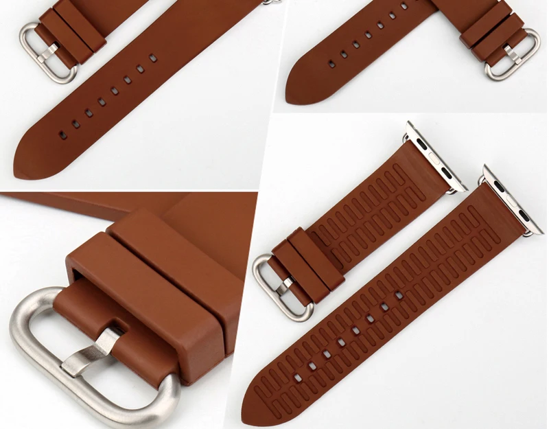 Аксессуары для часов MAIKES силиконовый ремешок для Apple Watch 44 мм 40 мм фторуглеродная Резина iWatch 4 3 2 1 Apple Watch 42 мм 38 мм