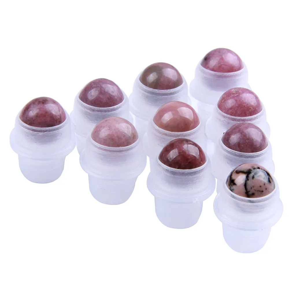 10 шт. натуральный Родохрозит хрустальные камни для эфирных масел флаконы духов