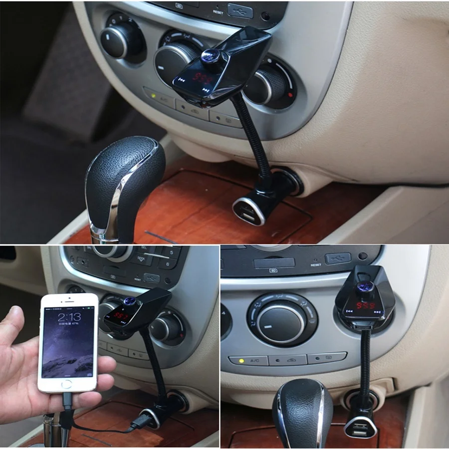Weishan Новинка 2018 fm передатчик Aux модулятор Bluetooth Handsfree автомобильный комплект аудио