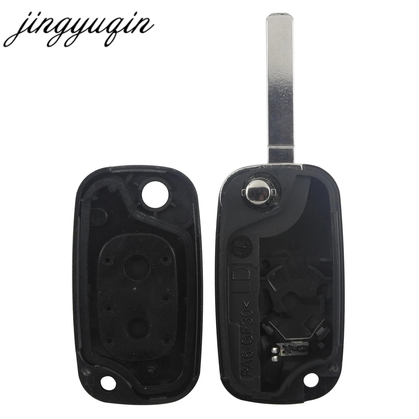 Jingyuqin чехол для автомобильного ключа с дистанционным управлением Renault Clio Megane Kangoo