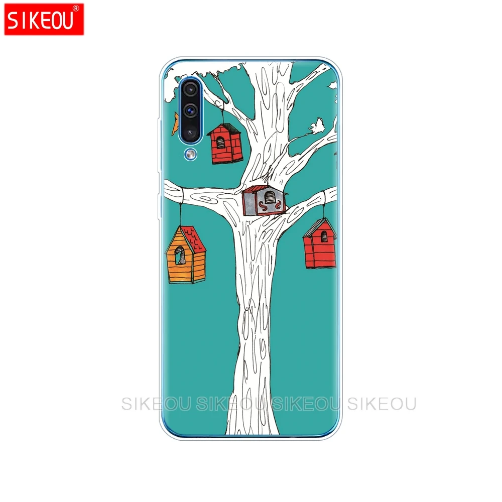 Для samsung Galaxy A50 силиконовый прозрачный Футляр задняя крышка чехол для телефона для samsung A50 A505 A505F SM-A505F мягкий чехол 6,4" - Цвет: 33796