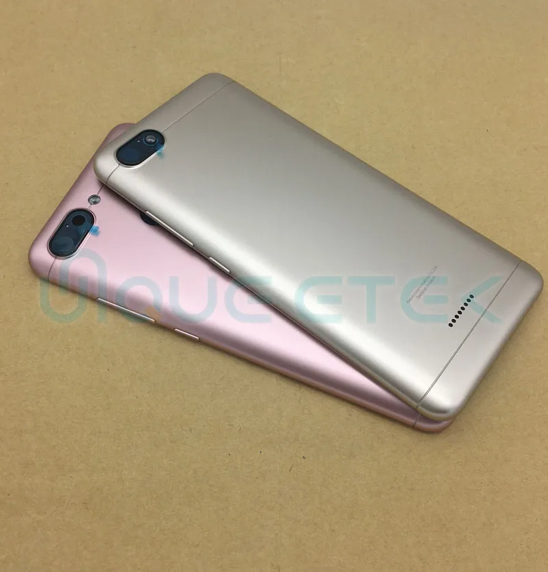 Задняя крышка батарейного отсека для Xiaomi Redmi 6A 6 Замена Крышка со стеклянным