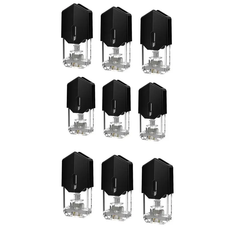 9PCS-PODS Mlife Vape Комплект Встроенный 200мА выход распылитель бак Универсальный для JUUL картридж электрический комплект сигарет - Цвет: 9PCS-PODS