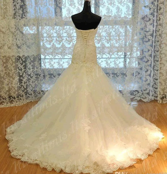 Exotic Wedding Dresses Mermaid Floor-Length Court Train Beading Sweetheart Off The Shoulder Sleeveless Natural Lace Up Built-In | Свадьбы и