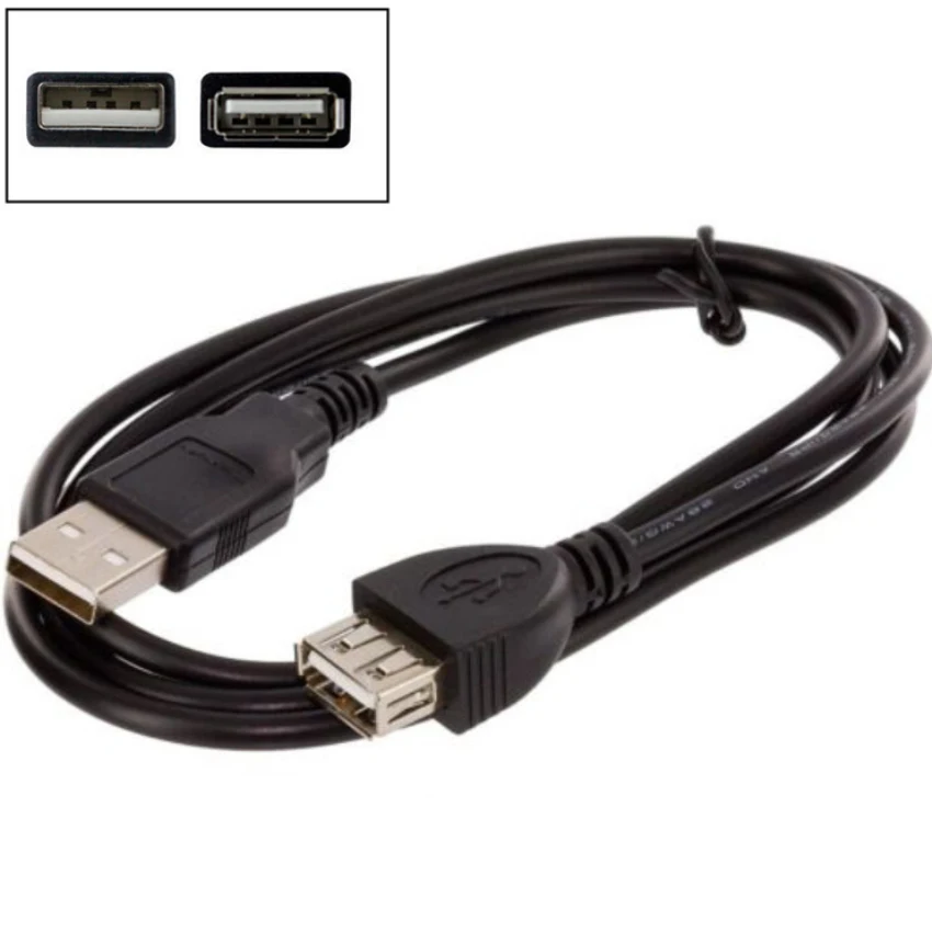 Кабель Удлинитель USB 2 0 5 футов штекер гнездо|Кабели передачи данных| |