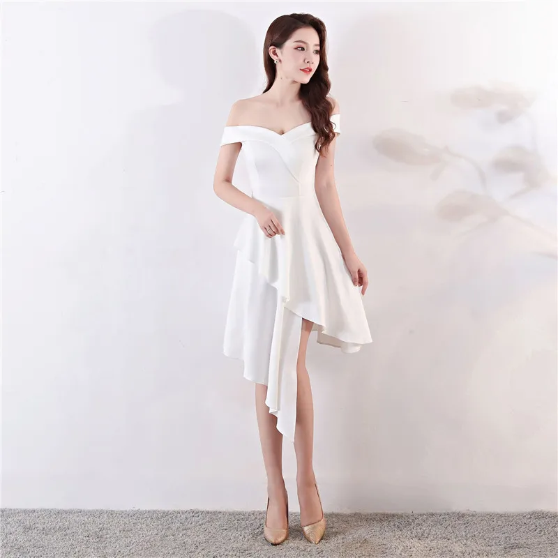 Fashion Trumpt Slash Neck Sexy Gorgeous Noble Dress For Women Evening Party Elegant fishtail Fast Prom Gowns | Женская одежда