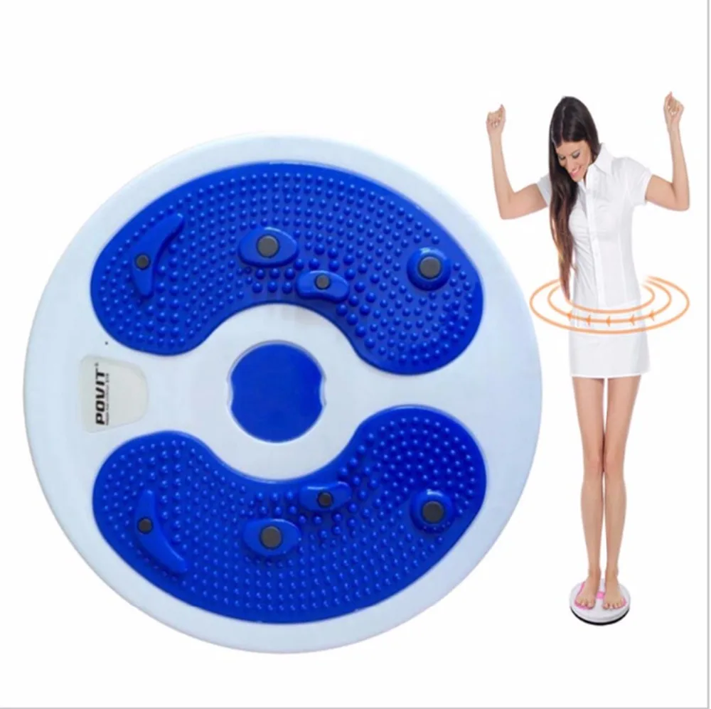 

DHL 50pcs Waist slimming massager Magnet Balance Rotating Fitness Core foot Twisting Disc Weight Loss Fitness Equipment Twister
