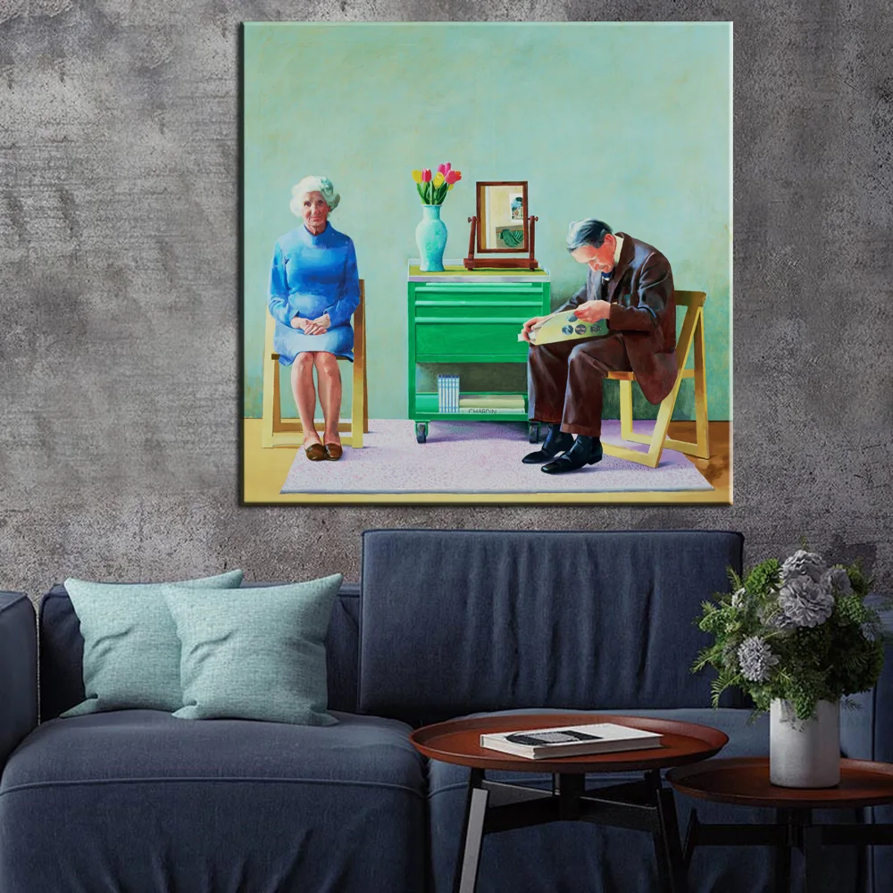 David Hockney A Bigger Splash Poster - Custom Canvas Wall Art for Living Room Home Decor image 4