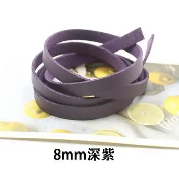 NO.6 8 мм PU кожаный ремень сумки ручки для DIY швейная сумка пряжки части аксессуары шнур из искусственной кожи полосы Вере - Цвет: NO.6