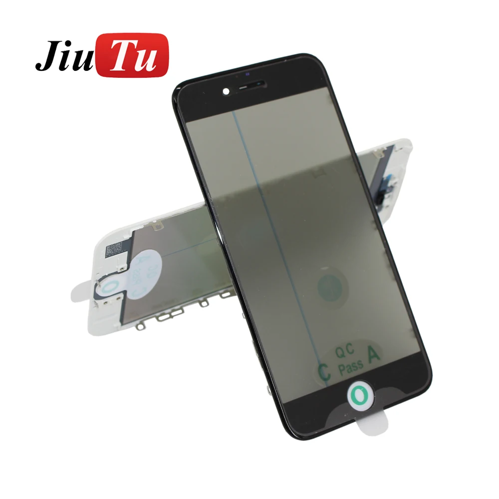 Холодный пресс OEM внешнее стекло со средней рамкой + ОСА поляризатор для iPhone 6/6 S/7