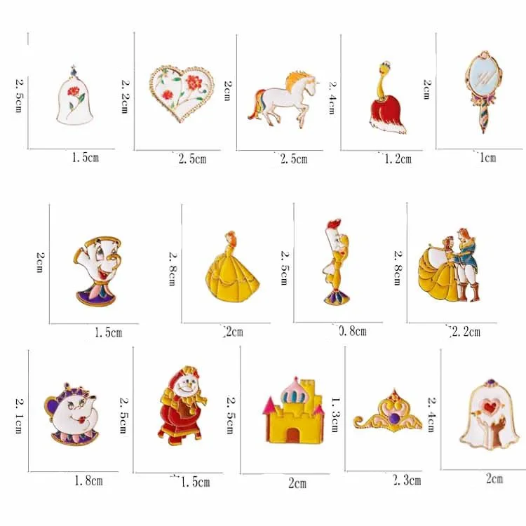 Бесплатная доставка Смешанный 14 шт./лот модный костюм аксессуары замок Роза в