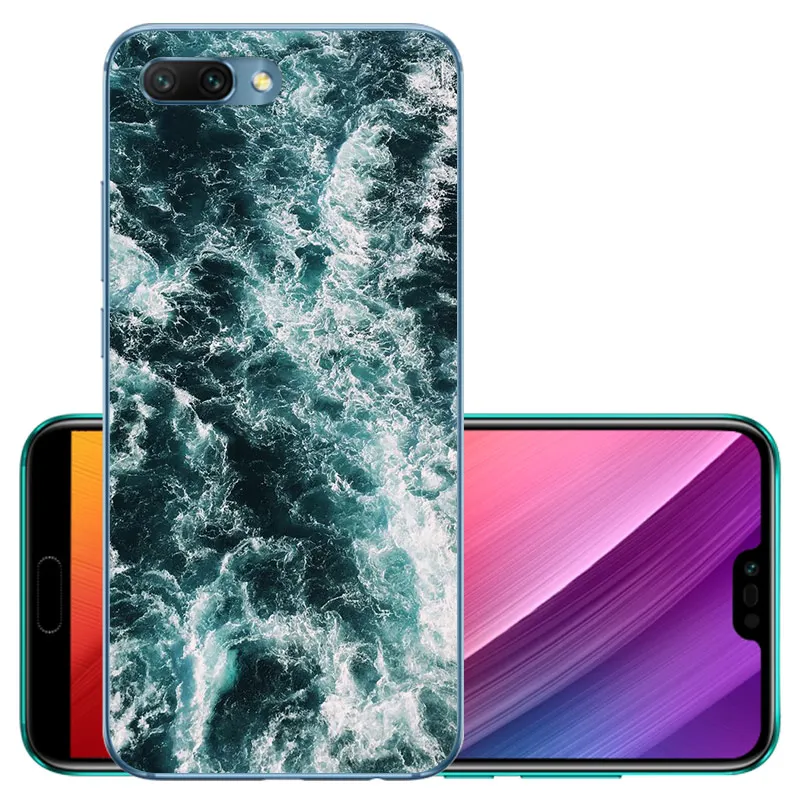 CROWNPRO Funda для huawei Honor 10 чехол s Силиконовый ТПУ для Honor10 5,8" мягкая задняя крышка прозрачный для huawei Honor 10 чехол для телефона TPU - Цвет: LHY