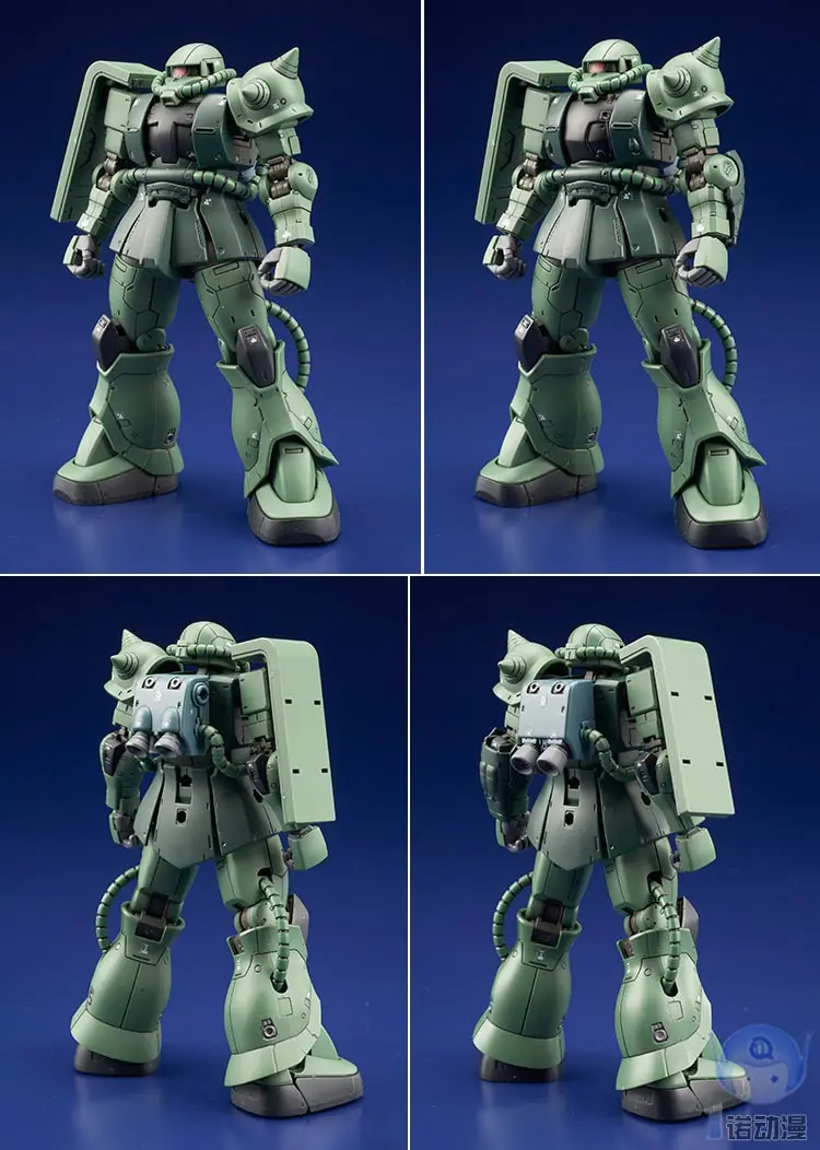 Оригинальный Gundam HG 1/144 модель MS 06C ZAKU 2 типа C ZEON мобильный костюм происхождение GTO