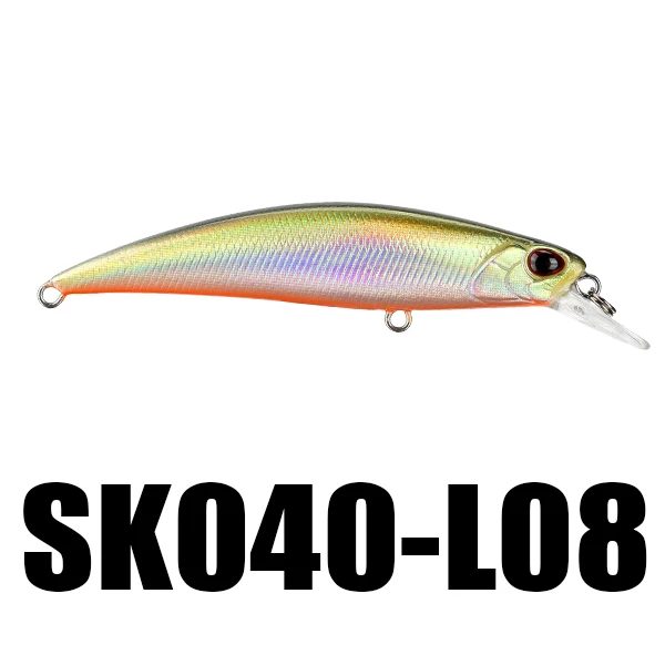 1PC L08 SeaKnight Minnow SK040 приманка для рыбалки 1 шт. 9,5 г 70 мм/2.76in Jerkbait 3D глаза VMC крючки тонущие жесткая рипбейт - Цвет: 1PC L08