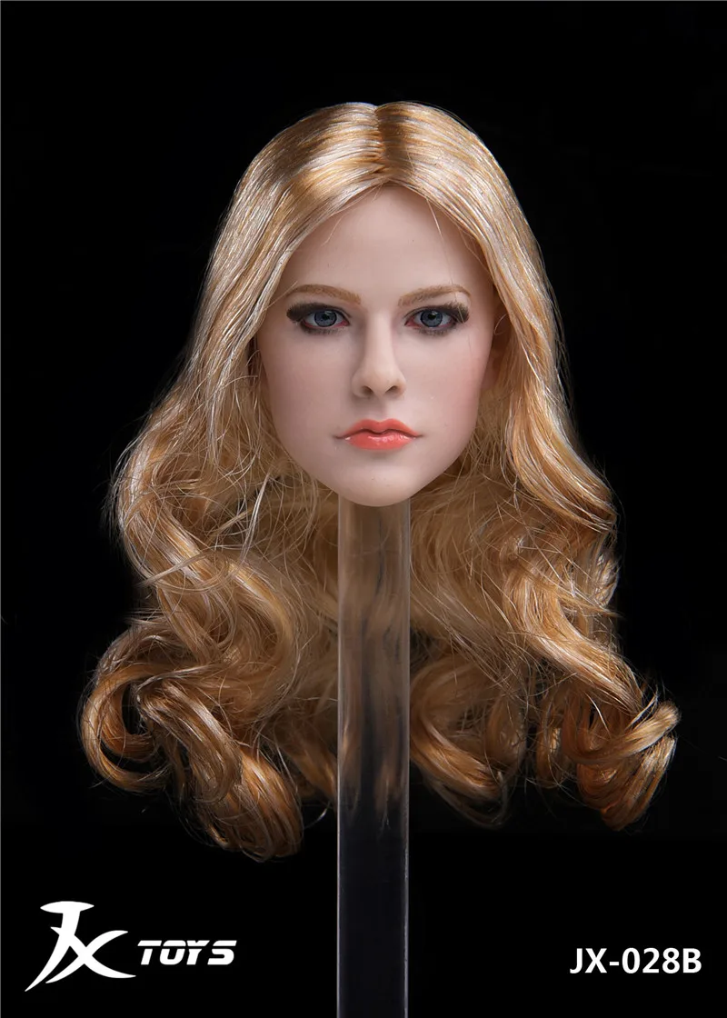 JXTOYS S-028 супер звезда Аврил Лавин голова лепить для 12 дюймов Phicen Tbleague Jiaoudoll Фигурка DIY