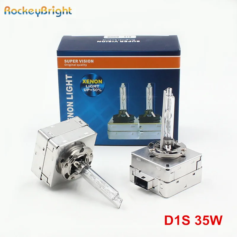 Ксеноновая лампа Rockeybright 12V 35W 4300K HID D1S для Audi Q7 Q5 A6L A3 A4 ксеноновая фара D1C 6000K 8000K