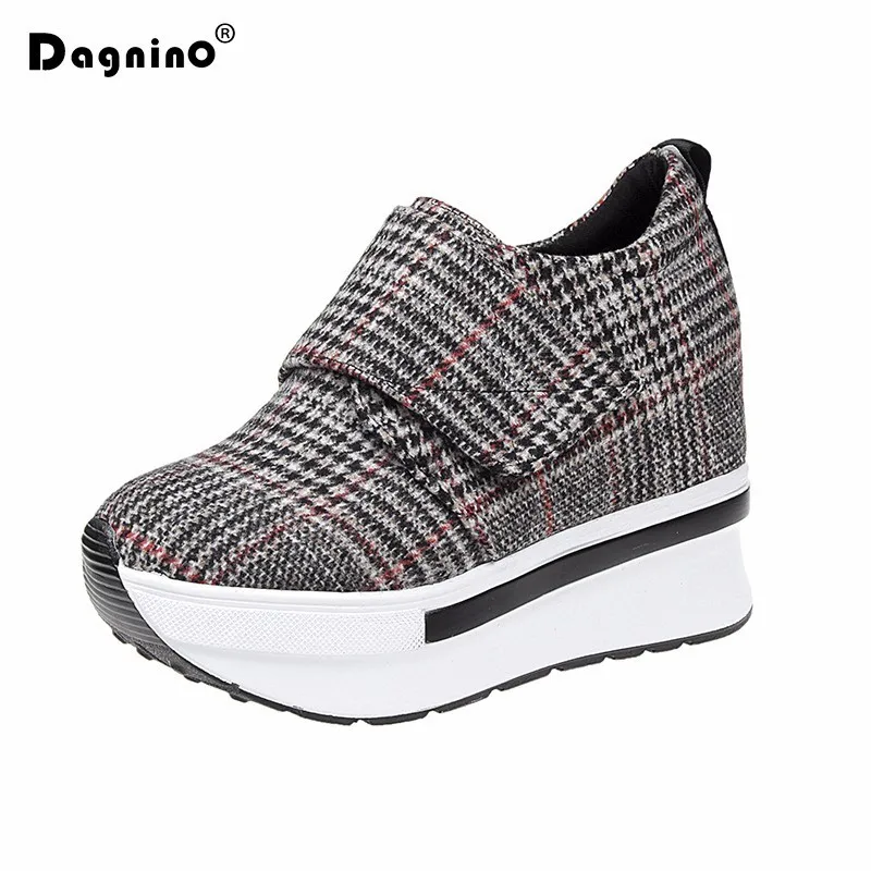 Женская обувь DAGNINO красная повседневная на скрытом каблуке платформе без
