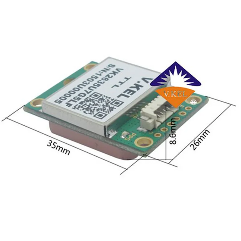 VKEL VK2635U7G5LF двойной DNSS ГЛОНАСС gps модуль с антенной приемник чипсет U G7020 KT ужин NEO 7N