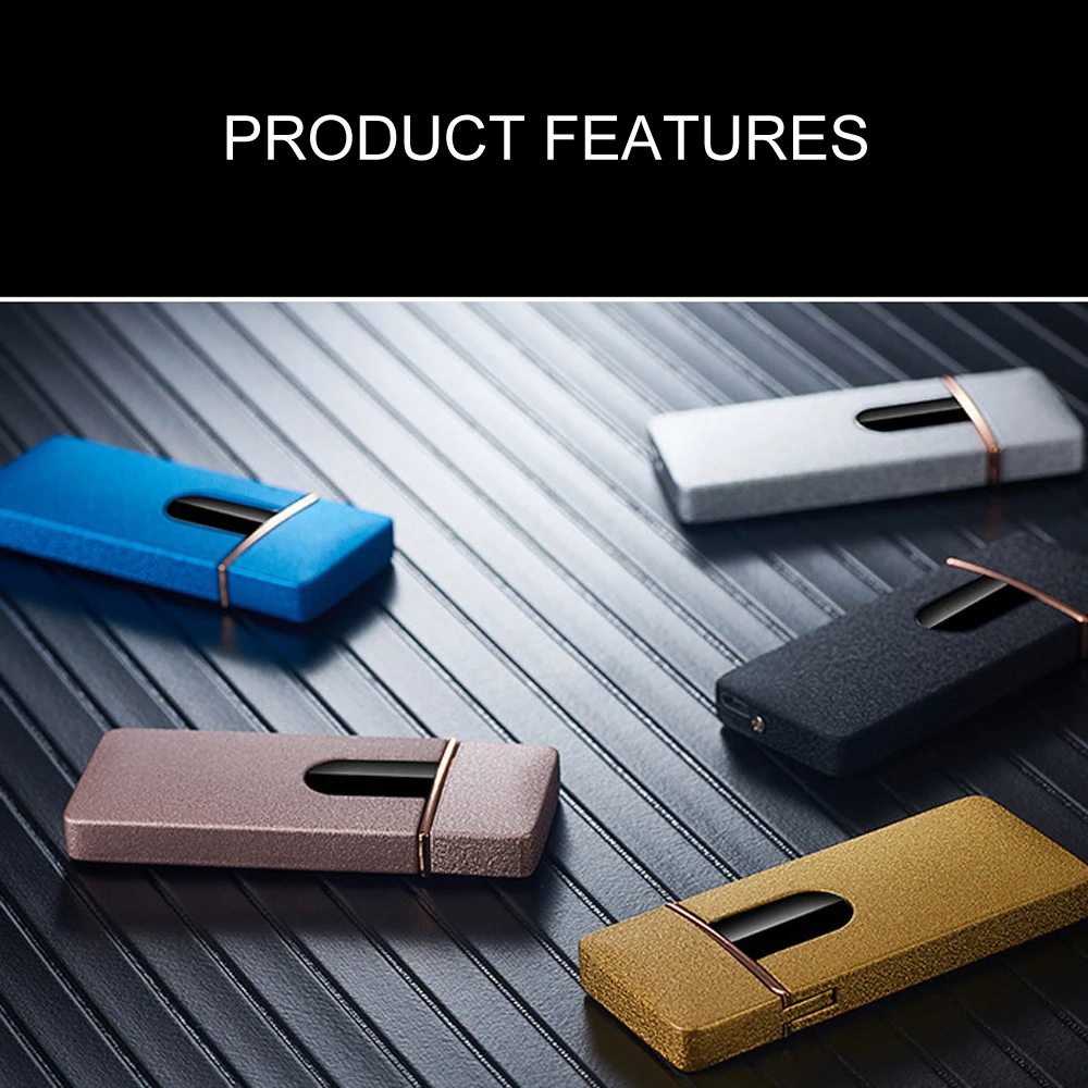 1 шт. сенсорный переключатель Turbo USB зарядка Зажигалка сигареты для курения сигареты Электронная зажигалка хороший подарок
