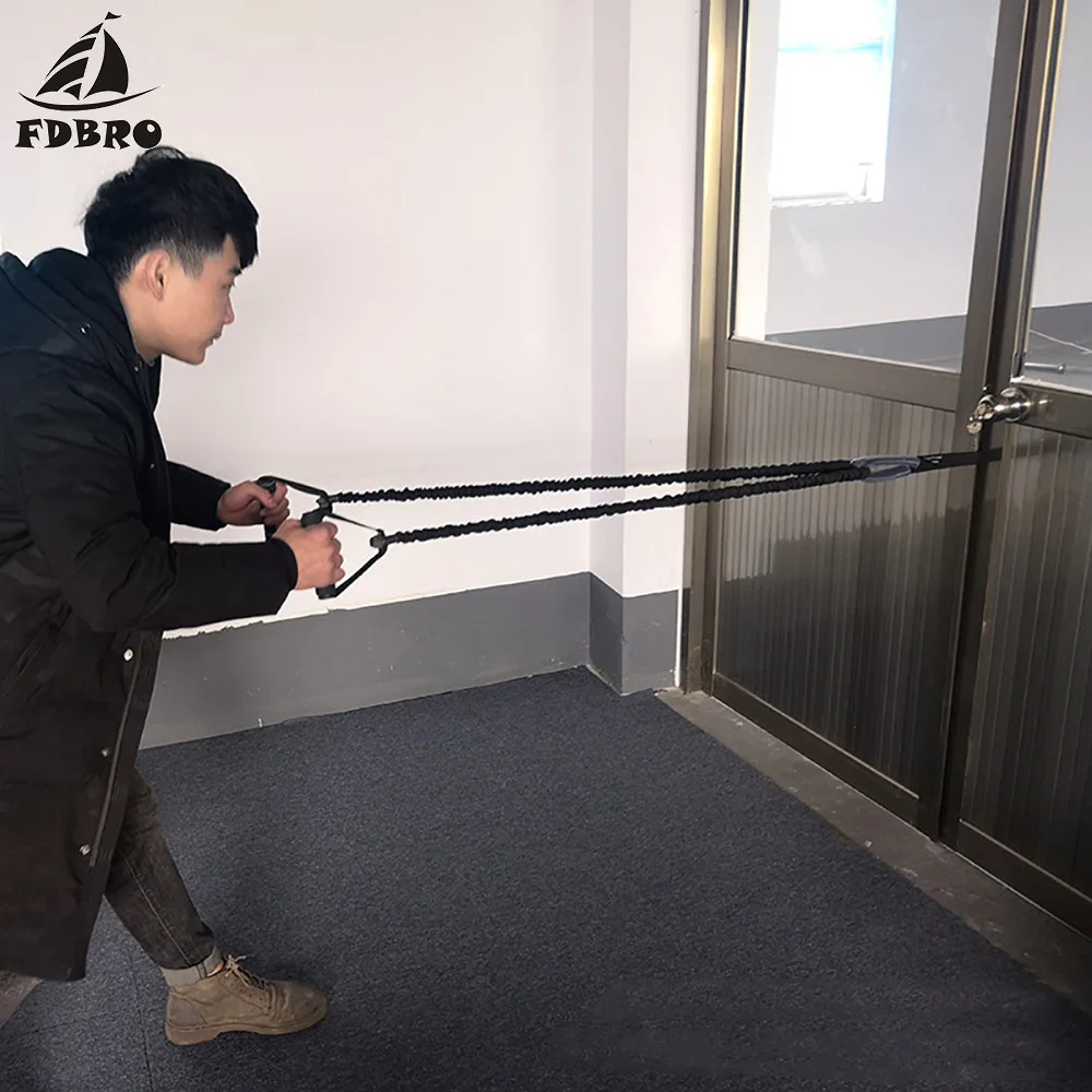 FDBRO сверхпрочная прочная дверная Тяговая лента тренировочная тянущаяся веревка