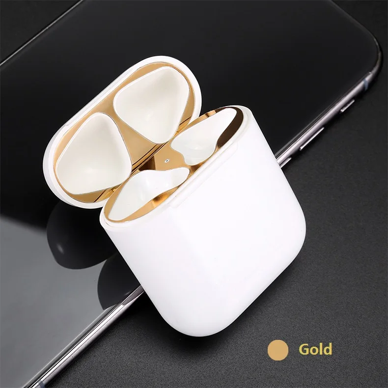 

Protective Cover Dust-proof Patch Bluetooth Wireless Headset Metal Fittings Inner Cover To Prevent Dust Metal Patch for Airpods