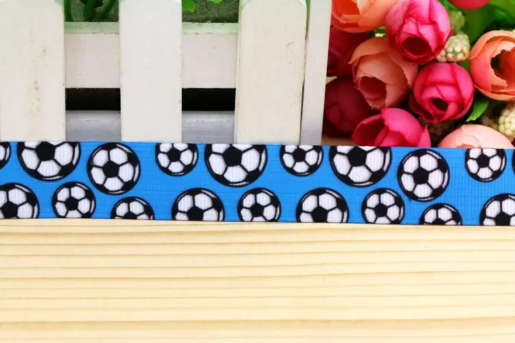 7/8 ''Бесплатная доставка печатная лента для волос головной убор бант diy