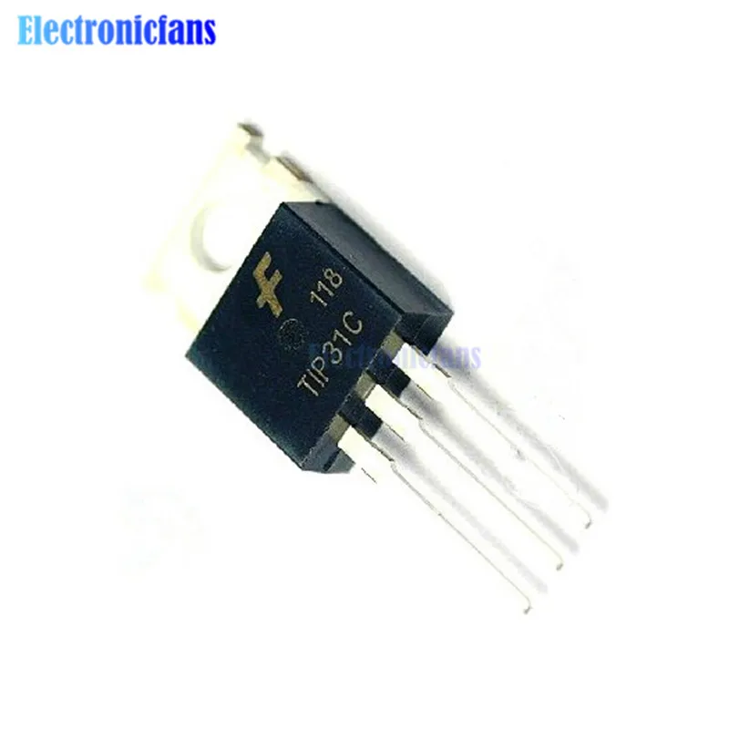 5 шт. TIP31C TIP31 NPN транзистор 100 В 3A К-220 | Электронные компоненты и принадлежности