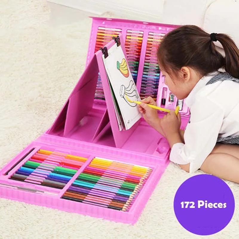 172 шт. Детские разноцветные карандаши для рисования|painting set for kids|drawing kidsart kids |
