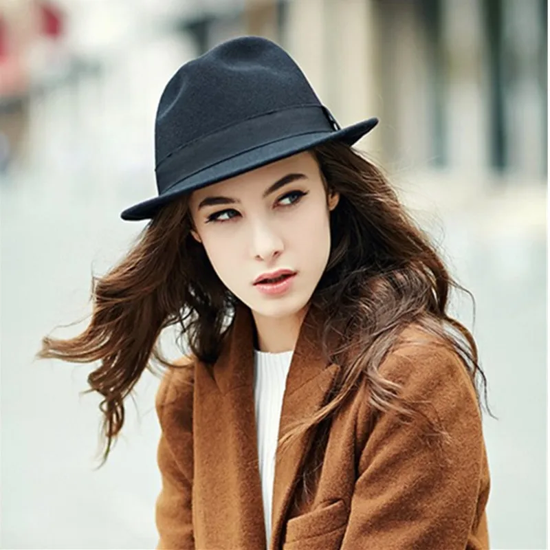 Пирог свининые фетровая шляпка шерстяная Шапки для Для мужчин шерство