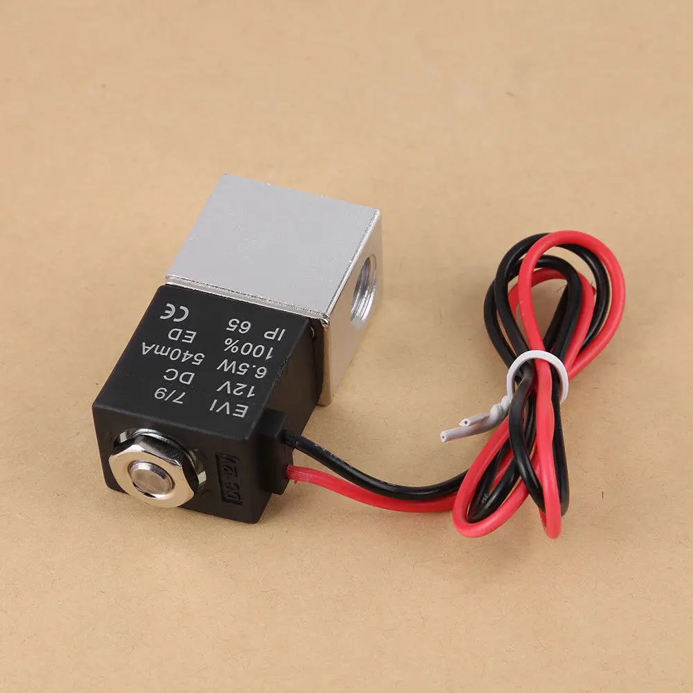 Горячая DC12V/DC24V 2 способа нормально закрытый электрический соленоидный воздушный