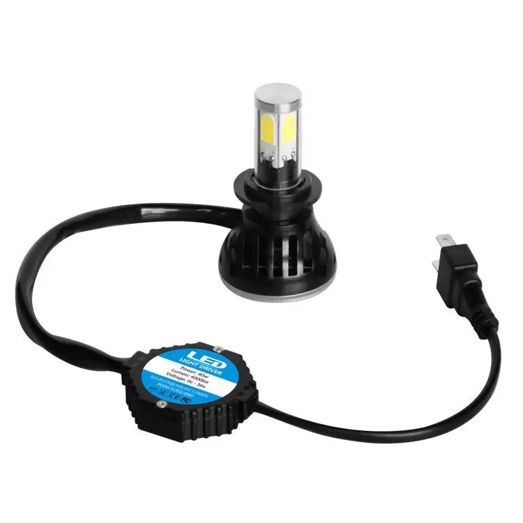Новый 80 Вт 8000LM CREE COB Чипы LED H7 PX26D Ближнего Фар Комплект света Лампы 6000 К Белый