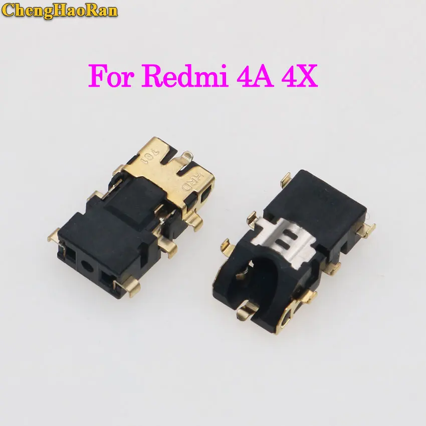 For Redmi 4A 4X ChengHaoRan Наушники Аудио разъем для Xiaomi 3/4/4C/5X Для Redmi note/1/2/3/4X1 S 2 2A 3 3S 4A 4X 4PRO Prime - Цвет: For Redmi 4A 4X