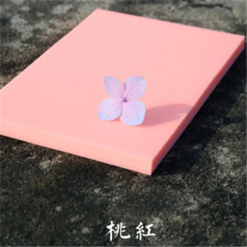 pink Резиновая резная печать цветной резиновый кирпич желе клейкий цвет риса - Цвет: pink