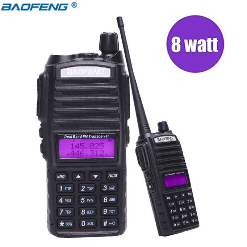 Портативная рация Baofeng 2 шт. портативная Любительская двухсторонняя радиостанция