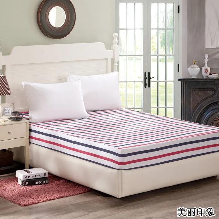 Night Sky Bedding Rubber Fitted Bed Sheet with Elastic Cover Mattress Bedspread 100 Cotton Full Size Sheets 24 Colors | Дом и сад