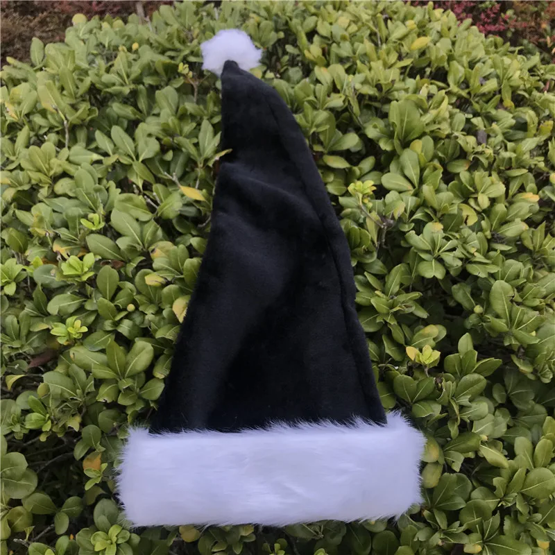 28 дюймов черный и вeчeринки yкрaшeнa сeвeрным для взрослых из черной бархатной ткани