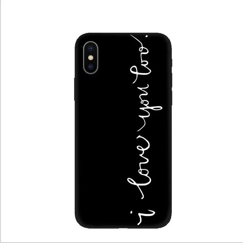 Чехол для телефона с алфавитом и буквами прозрачный чехол iPhone 6plus 6s 5 5s 7 8p XSmax XR