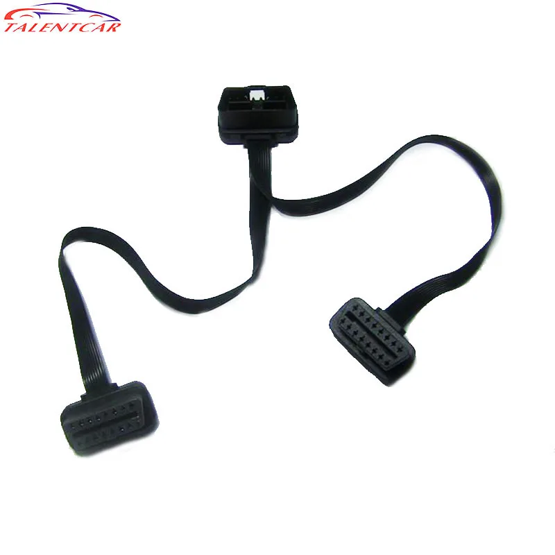 10-шт./лот OBDII OBD2 M к 2F Y кабелям сплиттер удлинитель OBD 2 м до 16 контактов