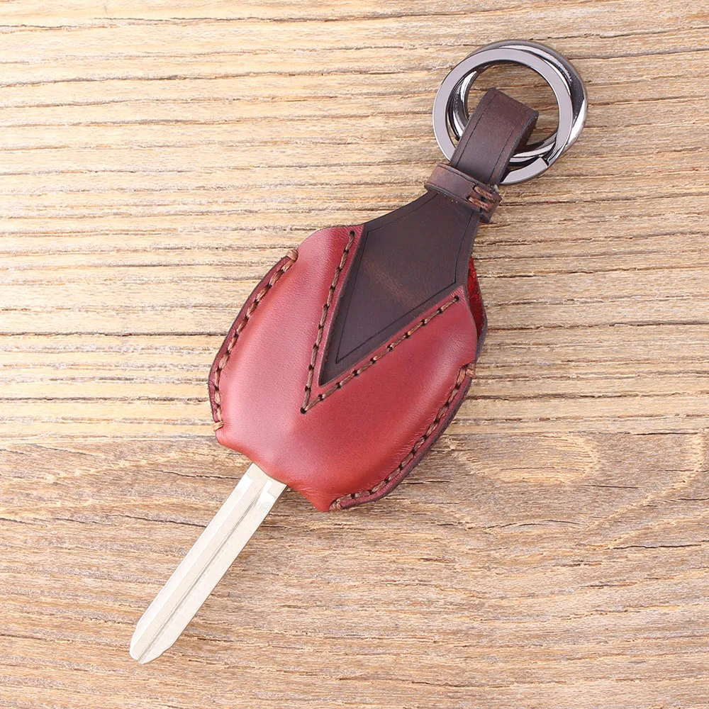 KEYYOU 2 кнопки кожаный брелок Оболочка Чехол для Toyota Yaris Avalon Camry RAV4 Corolla Echo