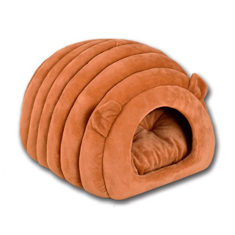 orange Складной домик для кошки HEYPET мягкий коралловый флисовый коврик для кошек кровать для маленьких собак спящие коты кровать для щенка коврик для домашних животных принадлежности - Цвет: orange