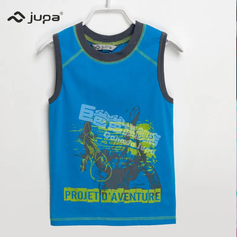 Jupa/2018 летняя одежда для мальчиков комплект ни один рукав активный зеленый летний