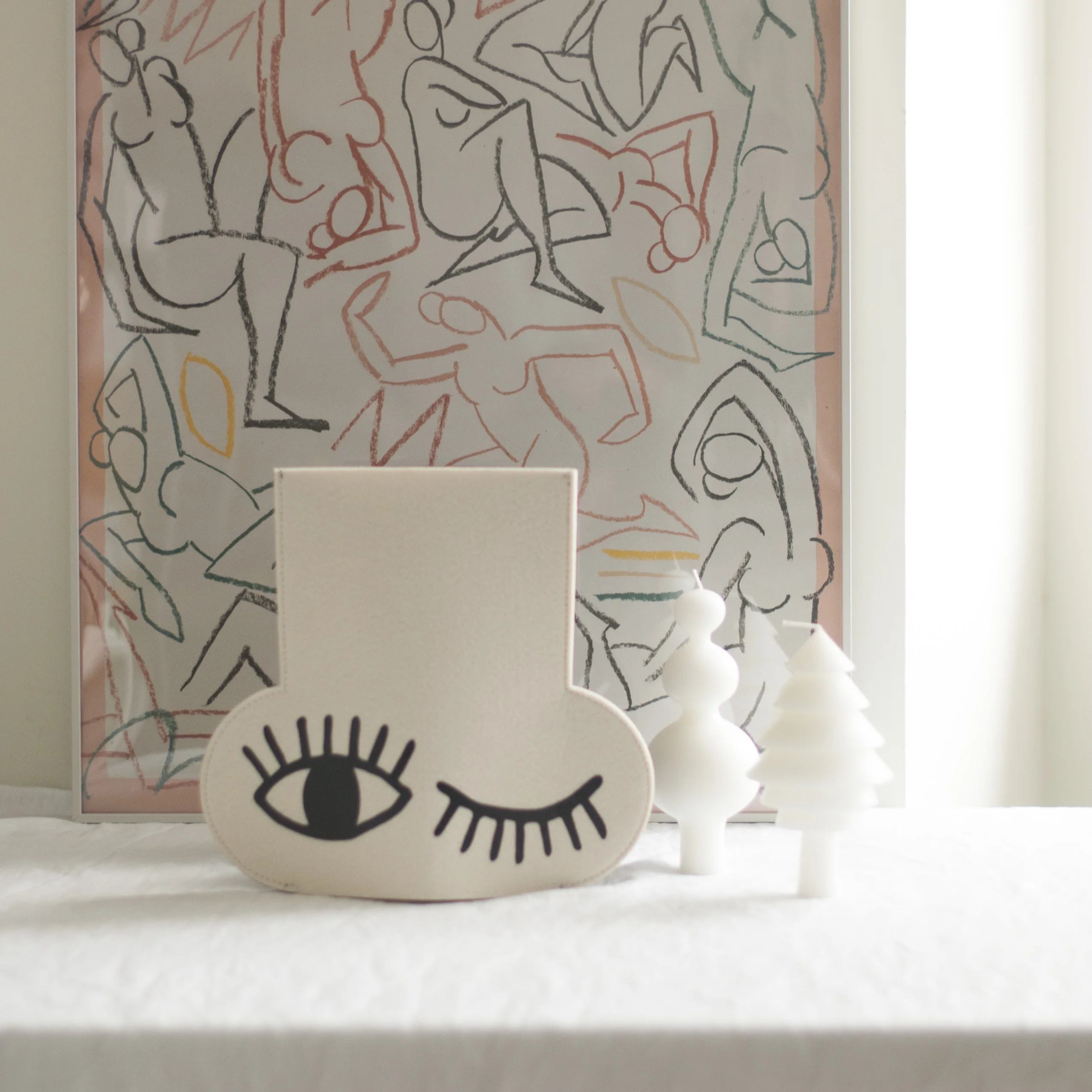 Оригинальный дизайн Instagram Скандинавская войлочная ваза декор сушеные цветы