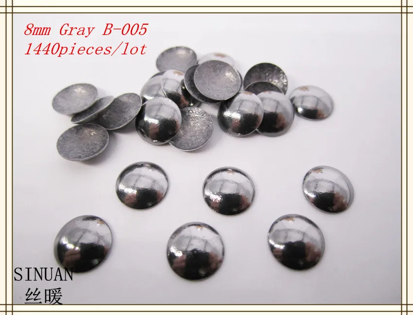 Clothing Studs Hot-Fix Aluminum Punk Metal 5Mm/6Mm/8Mm Round Garment Accessories SINUAN | Дом и сад