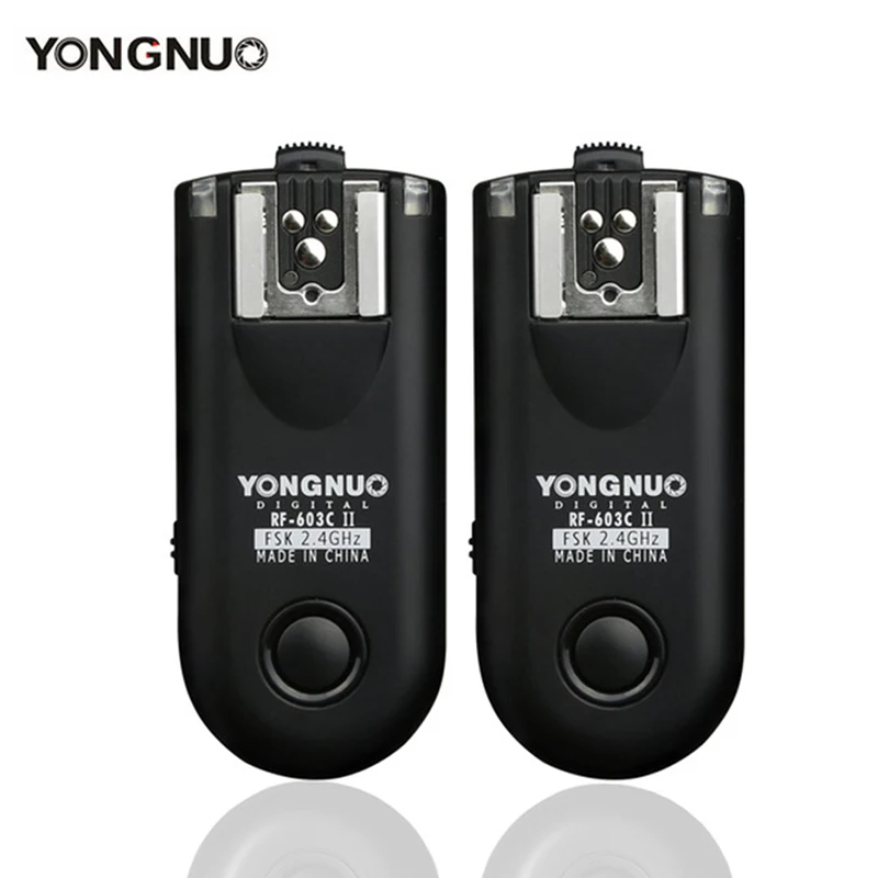 Беспроводной триггер для вспышки YONGNUO RF 603 II RF603II 2 трансивера камер Canon Nikon и YN 560III
