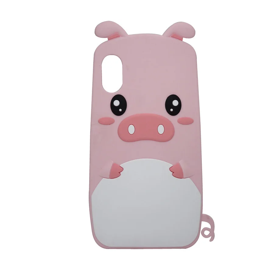 Милый 3D мультфильм мягкий силиконовый чехол для iPhone X XS MAX XR SE 5 6 S 7 8 Plus Минни