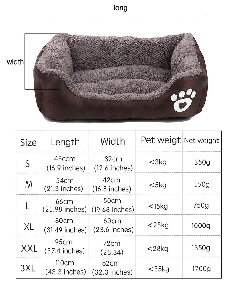 

Pet Dog Bed Warming Dog House Soft Material Pet Nest Dog Fall and Winter Warm Nest Kennel For Cat Puppy