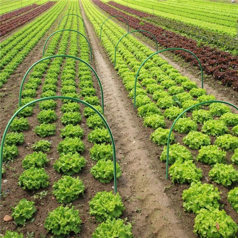 4ft длинная сталь с пластиковым покрытием обручи теплицы для поддержки крышки