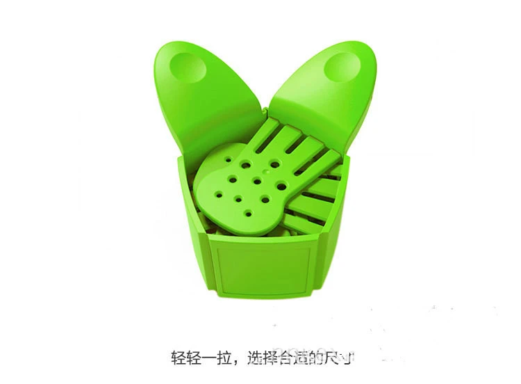 Colanders Silicone Strainer Eco-friendly Collapsible Pot Side Drain Block Fruit And Vegetable Device | Дом и сад